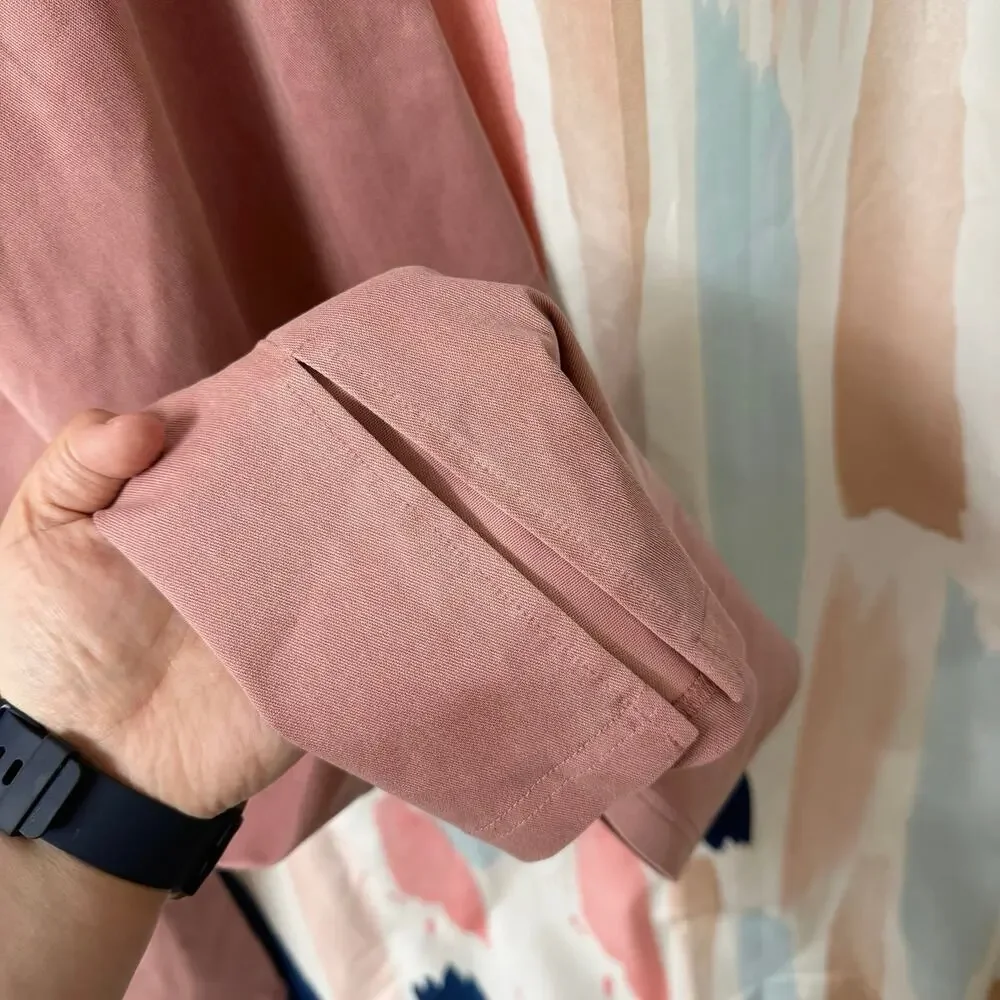 Halara High Waisted Button Zipper Side Pocket Split Hem Wide Leg Casual Pants - Picture 14 of 16